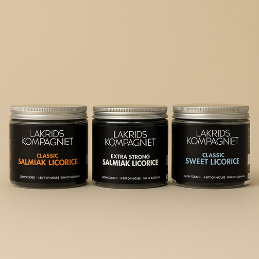 3 dåser Lakrids fra Lakridskompagniet 3 x 120g