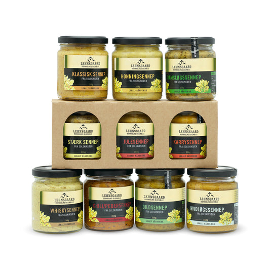 3 Sennep fra Lehnsgaard, 3 x 250g