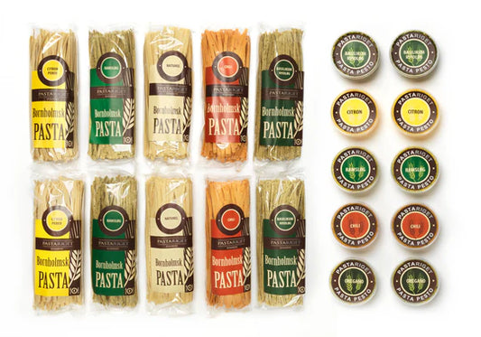 4 pakker Pasta m/Pesto fra Pastariget, 4x230g + 4x35g