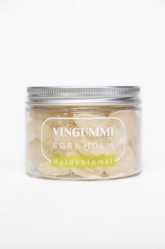 Vingummi, Hyldeblost 125g, Vingummi Bornholm