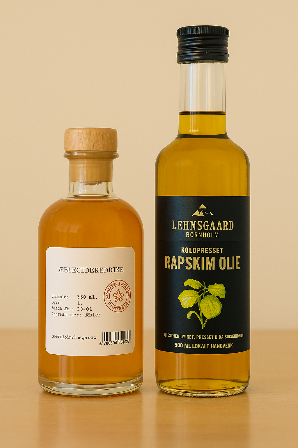 Olie-Eddikesæt, 250ml +250ml